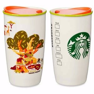 Disney's Animal Kingdom "Tree of Life" Starbucks Ceramic Travel Tumbler NWT